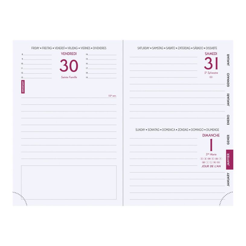 3660942061032-Agenda de poche Volga EasyDay 15 - 1 jour par page - 10 x 15 cm - disponible dans différ-P_79429365_15-12