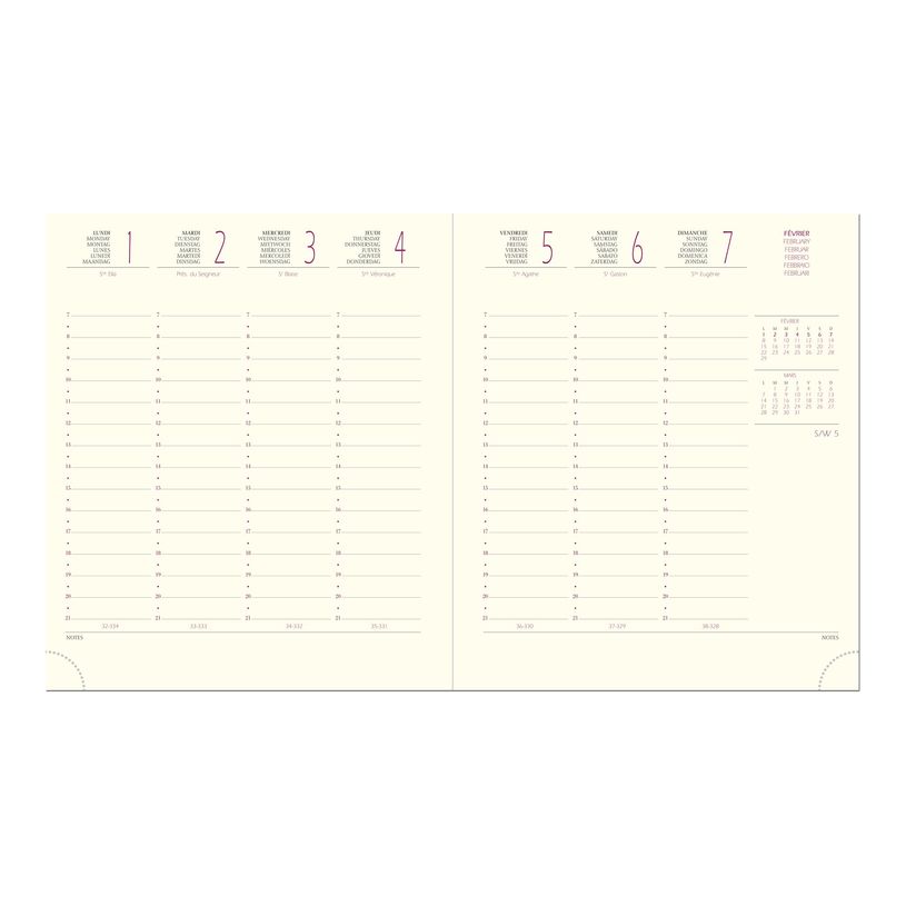 2012349432570-Python Metal Eurotime 18 - Agenda 1 semaine sur 2 pages - 15 x 17 cm - disponible dans diff-P_79429387_1-3