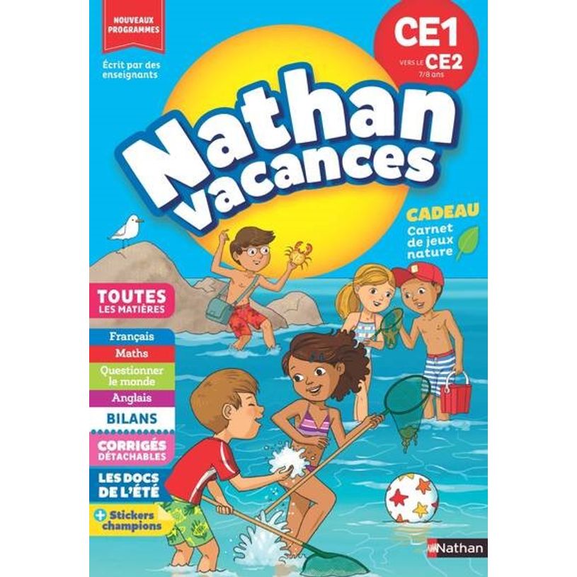 9782095063511-Cahier de vacances Primaire - CE1 vers CE2 - 7 - 8 ans--0