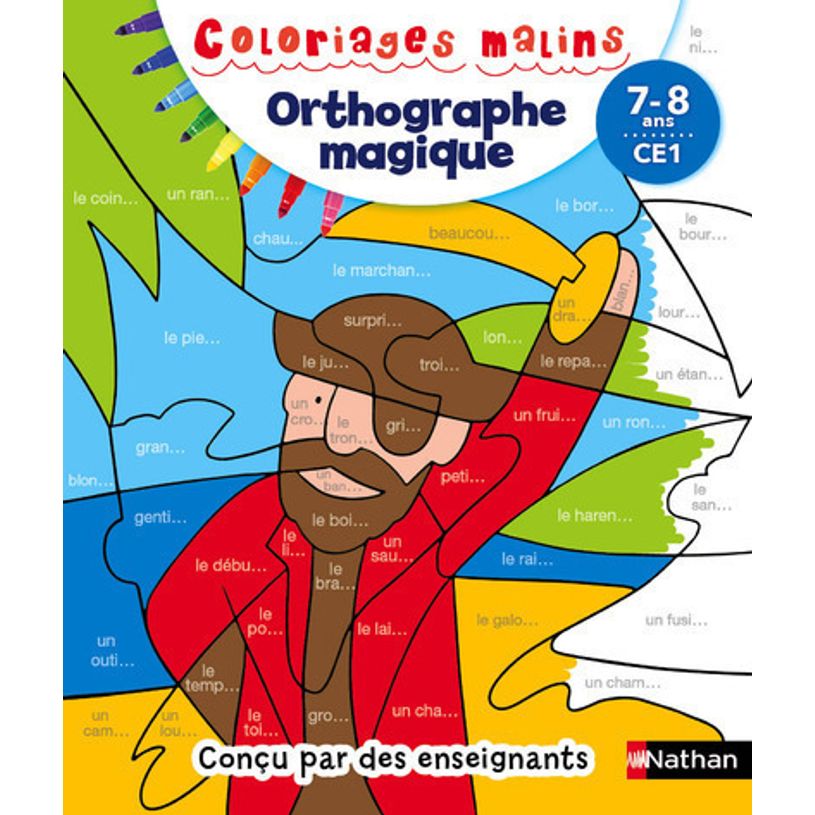 9782091894331-Coloriages malins - Orthographe magique CE1, 7/8 ans-P_79429423_1-0