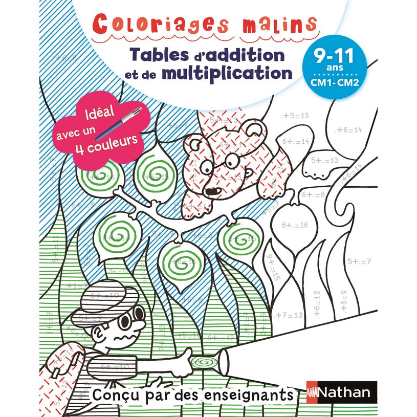 9782091932767-Coloriages malins bic - Tables d'addition et de multiplication magiques - CM1/CM2, 9/11 ans-P_79429442_1-0