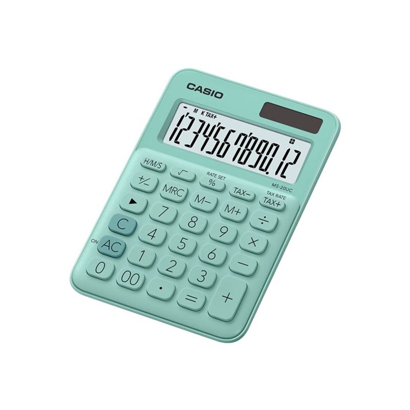 4549526700040-Calculatrice de bureau Casio MS-20UC - 12 chiffres - alimentation batterie et solaire - ver-P_79429481_1-0