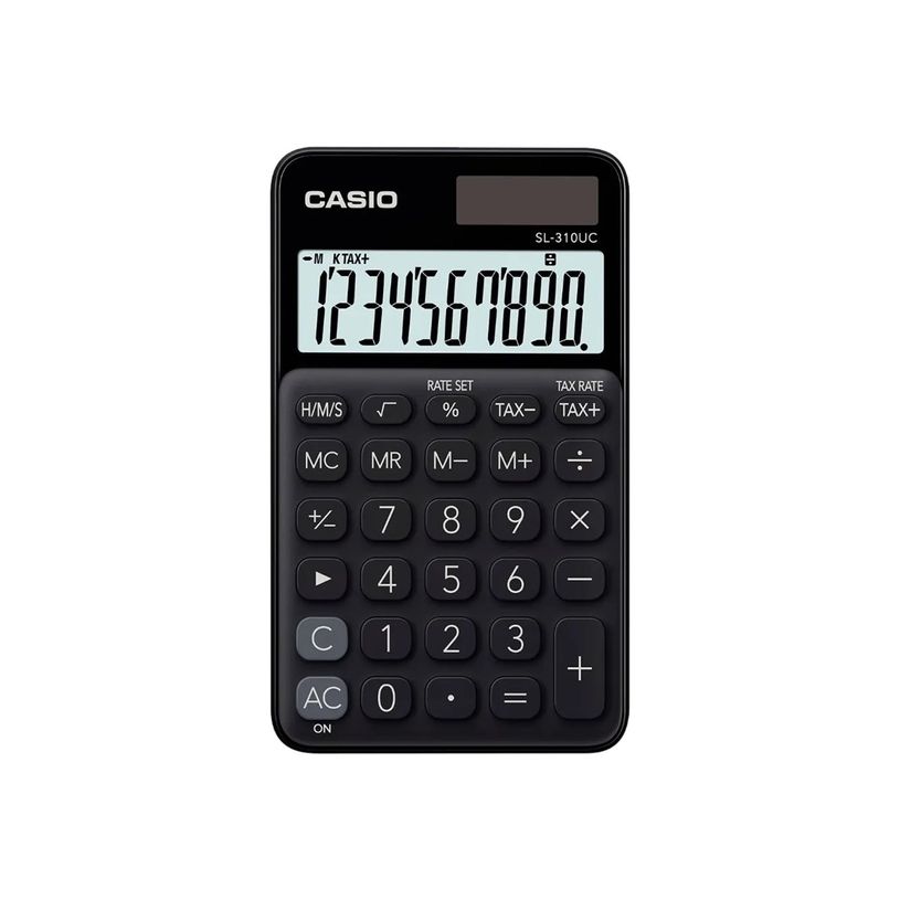 4549526612893-Casio SL-310UC - Calculadora de bolsillo - 10 dígitos - panel solar, batería - negro-P_79429491_2-2