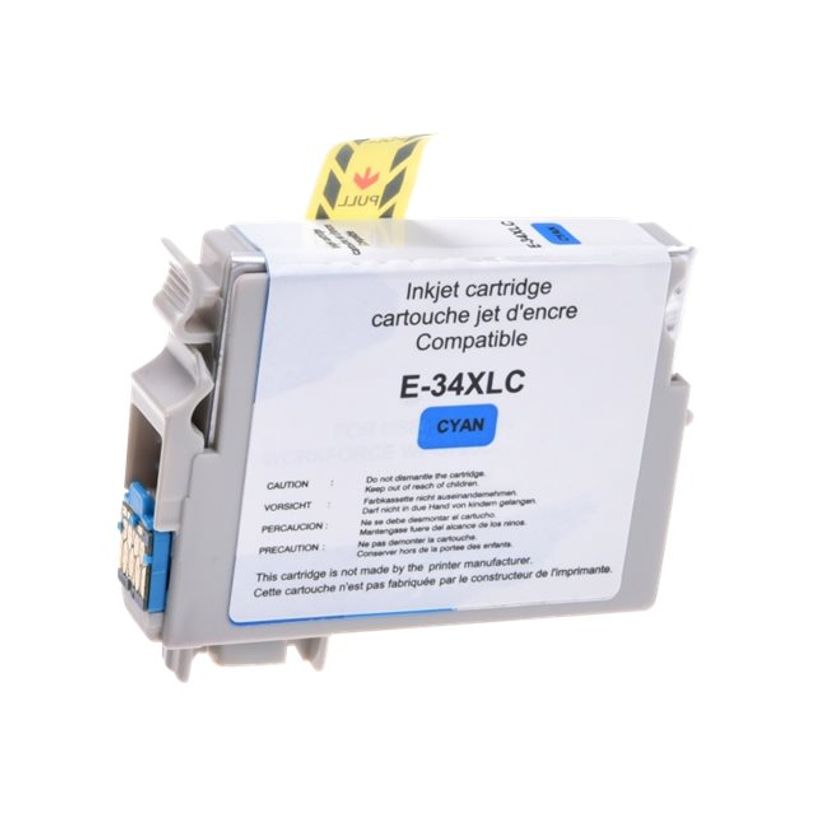 3584770899189-Epson 34XL Balle de golf - compatible UPrint E.34XLC - cyan - cartouche d'encre-P_79429513_1-0
