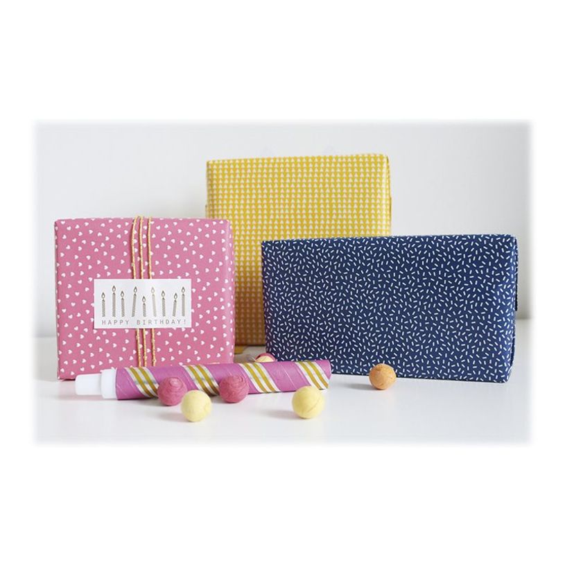 3329682018736-Clairefontaine Alliance - Papier cadeau - 70 cm x 50 m - 60 g/m² - motif confettis bleus-P_79429521_6-4