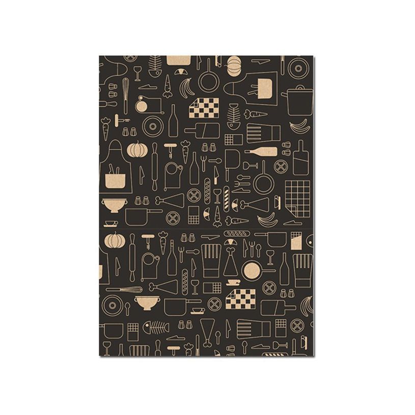 3329682237915-Clairefontaine - Papier cadeau kraft - 70 cm x 2 m - 70 g/m² - motif pictos-P_79429538_8-7