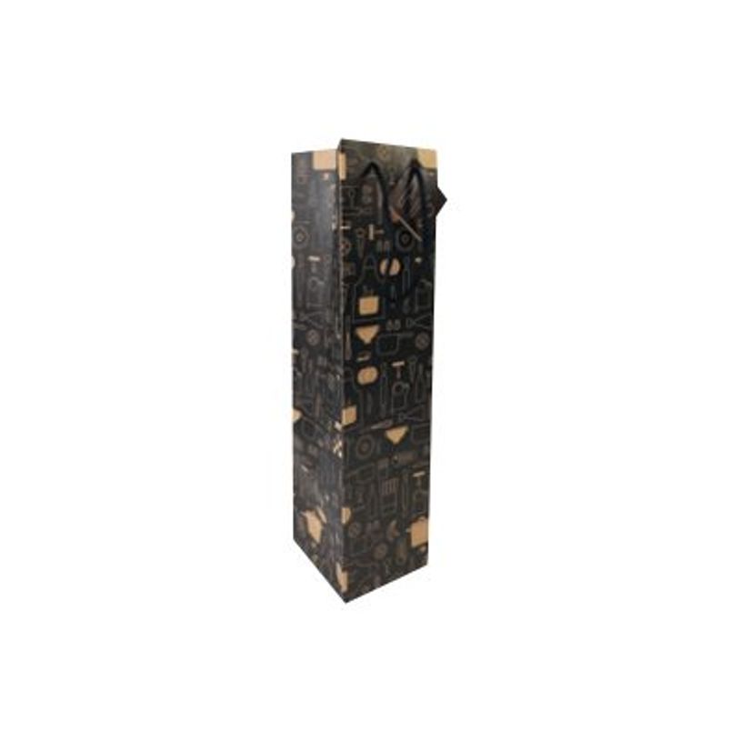 3329682237946-Clairefontaine - Sac cadeau kraft pour bouteille - 10 cm x 10 cm x 40 cm - différents moti-P_79429541_1-0