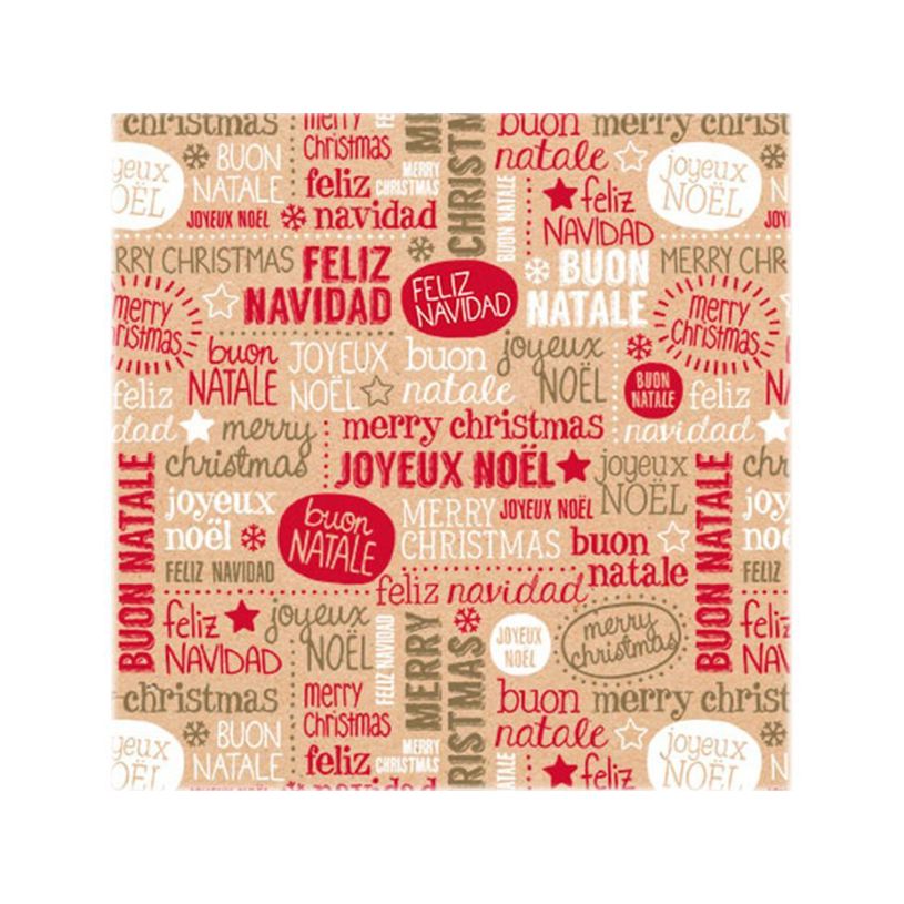 3329682238110-Clairefontaine - Papier cadeau kraft - 70 cm x 50 m - 70 g/m² - motif mots de Noël-P_79429548_2-1