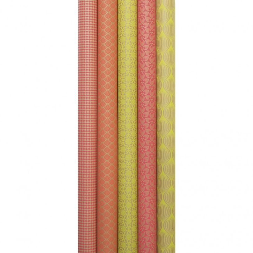3329682238134-Clairefontaine - Papier cadeau kraft - 70 cm x 2 m - 70 g/m² - motif néon-P_79429550_8-1