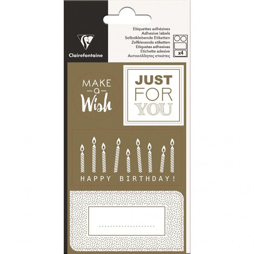 3329686170331-Clairefontaine Alliance - 16 Étiquettes cadeau - or-P_79429564_3-2