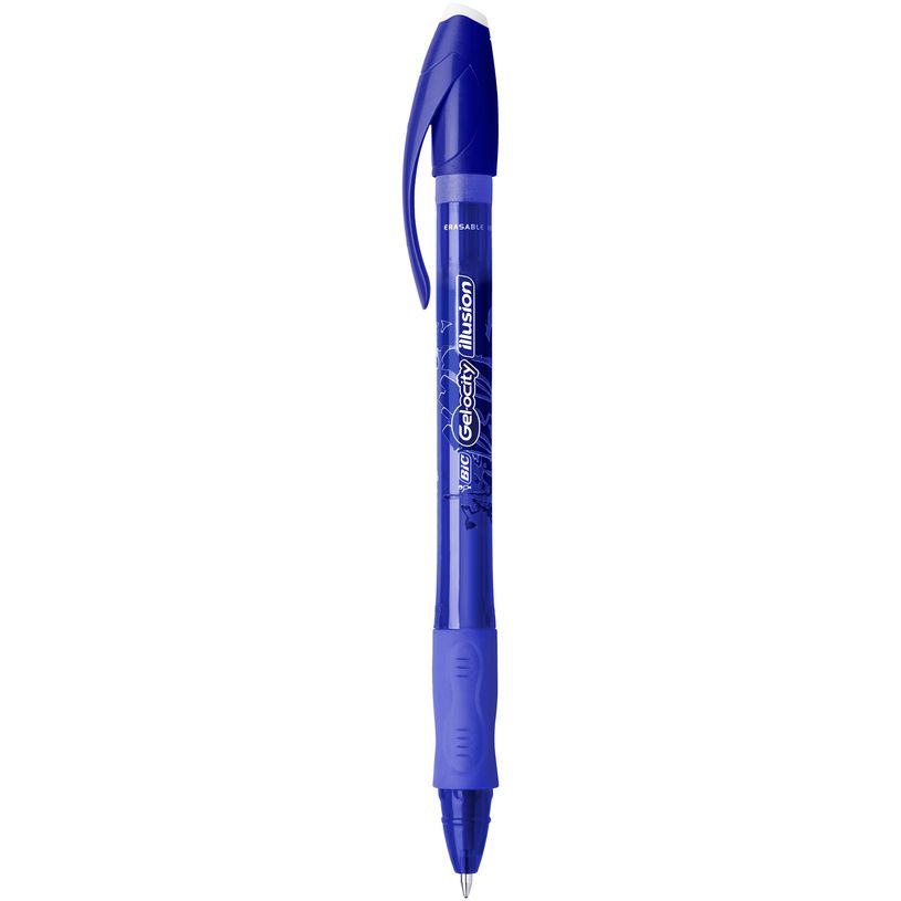 3086123425958-Bic Gelocity Illusion - Roller effaçable - 0,7 mm - bleu-P_79429576_2-0