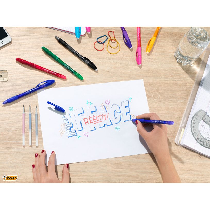 3086123425996-Bic Gelocity Illusion - Roller effaçable - 0,7mm - plusieurs coloris disponibles-P_79429580_2-1