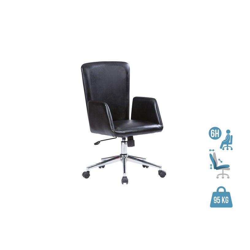 3760185020091-Fauteuil de bureau WINDSOR - accoudoirs intégrés - noir-P_79429675_1-0