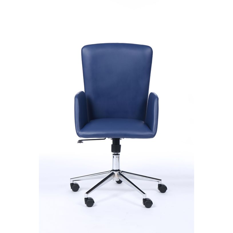 3760185020107-Fauteuil de bureau WINDSOR - accoudoirs intégrés - Bleu-P_79429676_2-1