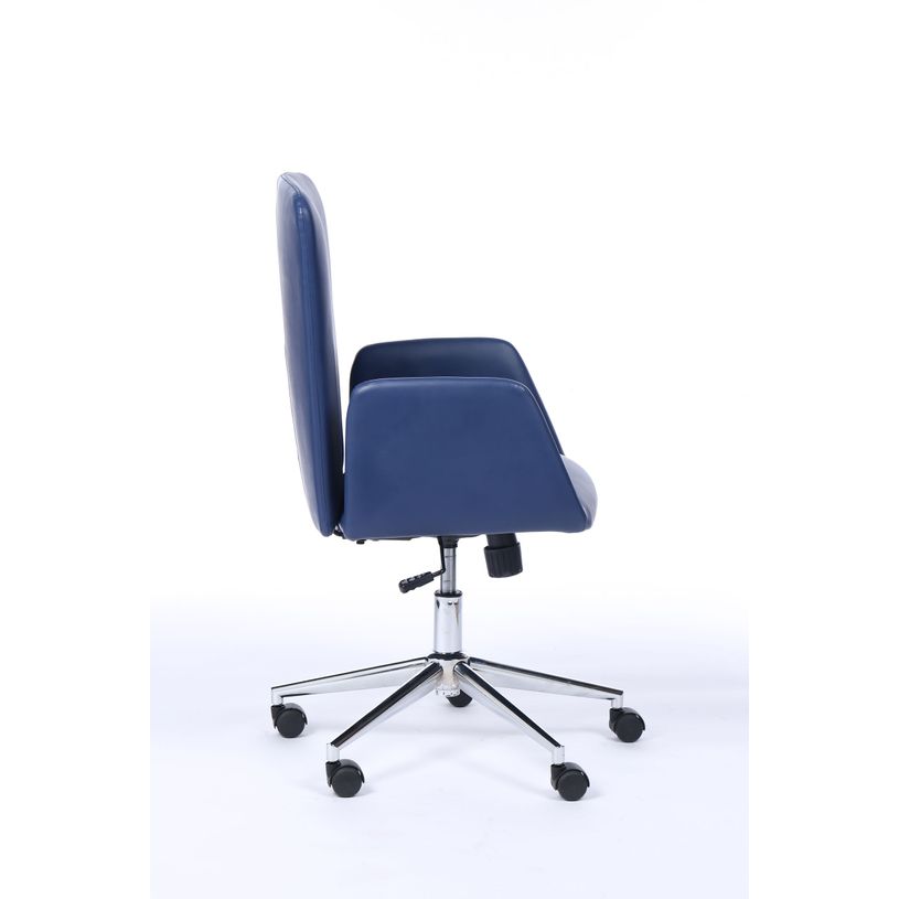 3760185020107-Fauteuil de bureau WINDSOR - accoudoirs intégrés - Bleu-P_79429676_3-2