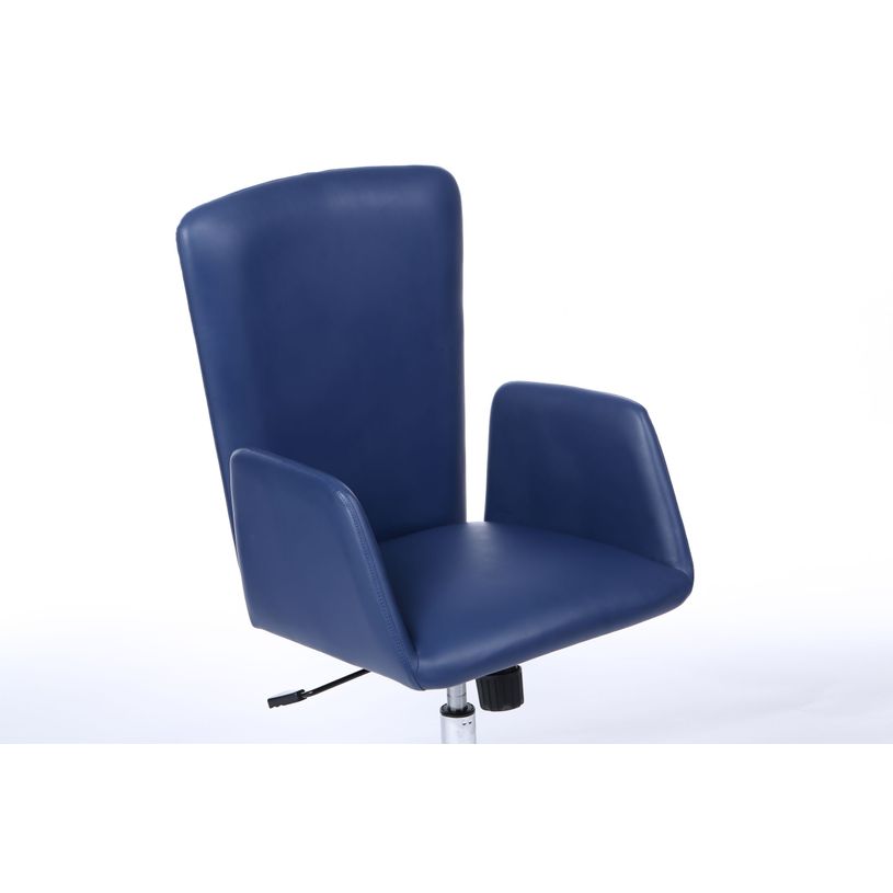3760185020107-Fauteuil de bureau WINDSOR - accoudoirs intégrés - Bleu-P_79429676_6-5