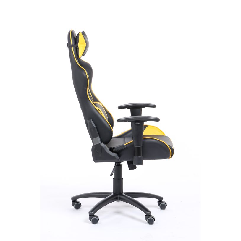 3760185028981-Fauteuil gamer SPORTING - accoudoirs réglables - noir et jaune-P_79429678_4-3