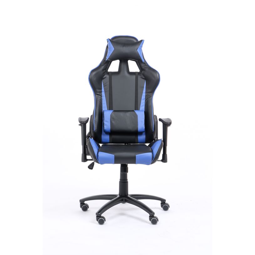 3760185028998-Fauteuil gamer SPORTING - accoudoirs réglables - noir et bleu-P_79429679_3-2