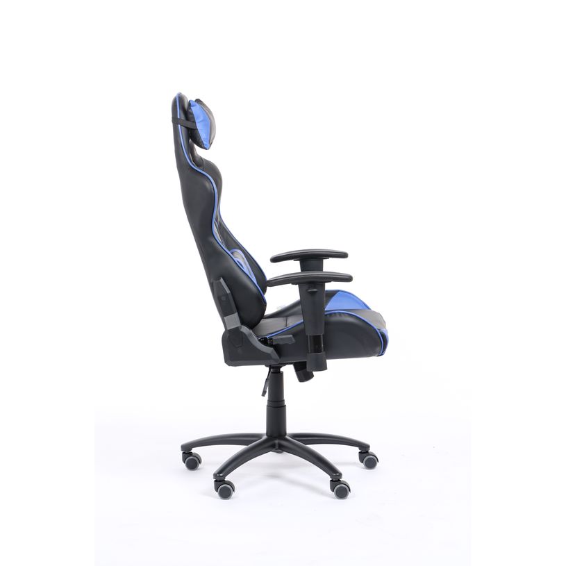 3760185028998-Fauteuil gamer SPORTING - accoudoirs réglables - noir et bleu-P_79429679_4-3