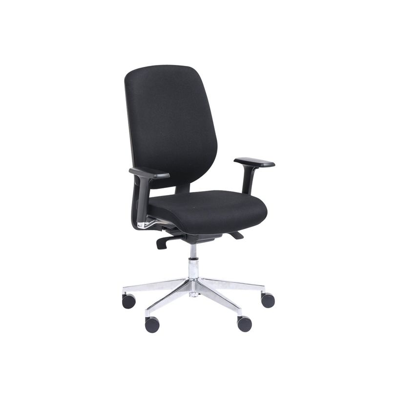 3760185029346-Fauteuil de bureau ROMEO - accoudoirs en option - noir, base alu-P_79429690_5-4