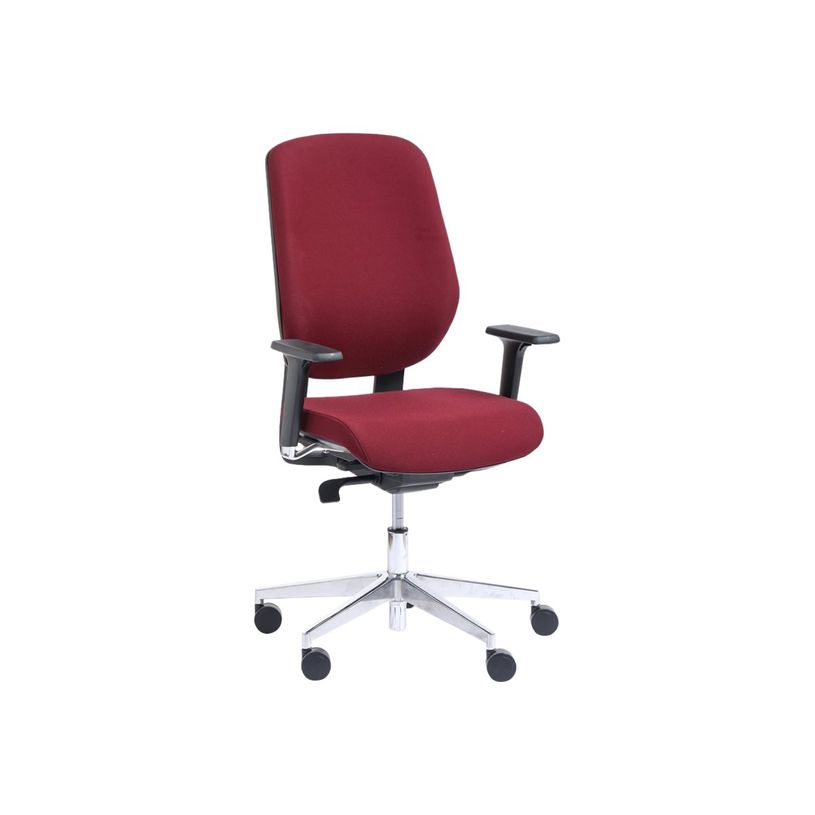 3760185029360-Fauteuil de bureau ROMEO - accoudoirs en option - bordeaux, base alu-P_79429692_5-4