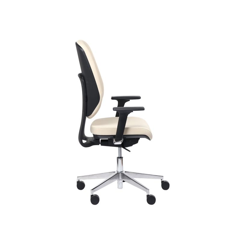 3760185029377-Fauteuil de bureau ROMEO - accoudoirs en option - beige, base alu-P_79429693_10-9