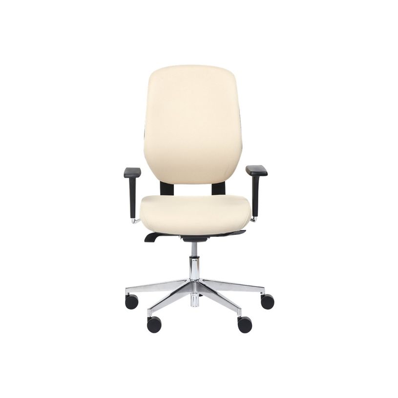 3760185029377-Fauteuil de bureau ROMEO - accoudoirs en option - beige, base alu-P_79429693_3-2