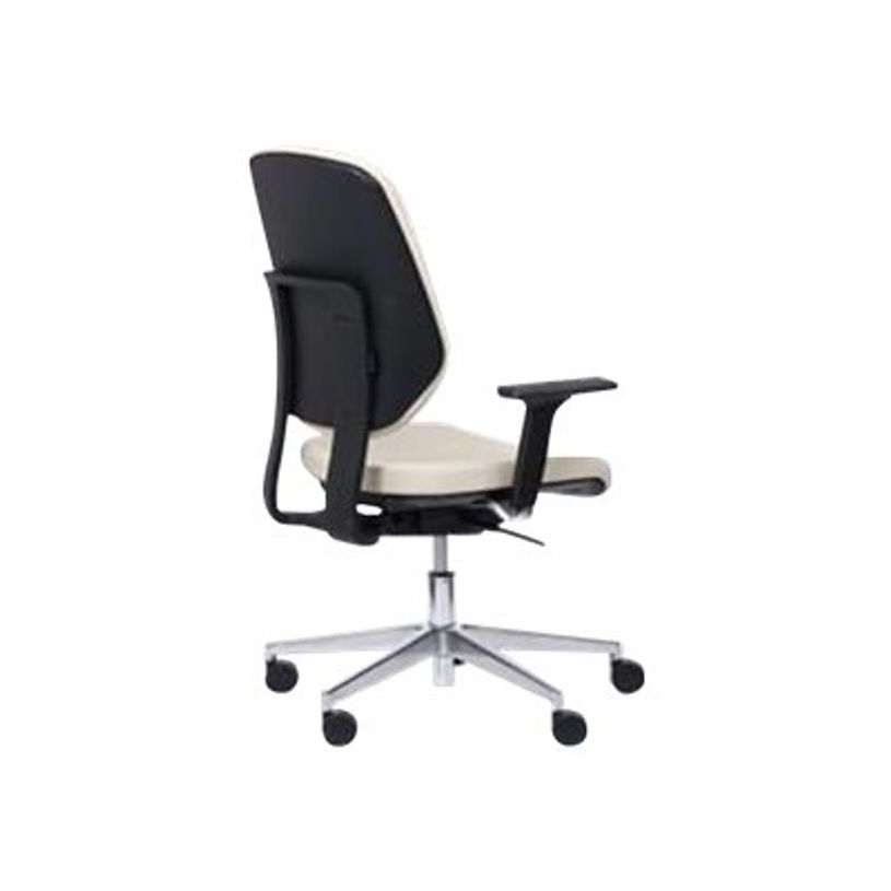 3760185029377-Fauteuil de bureau ROMEO - accoudoirs en option - beige, base alu-P_79429693_5-4