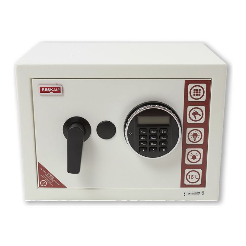 3700092271438-Reskal SE 2 Premium - Coffre-fort 16,5L à code - acier blanc-P_79429711_3-2