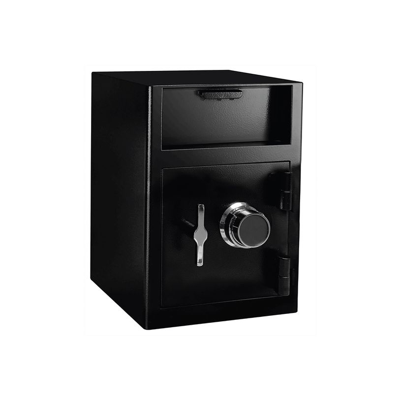 3700092276297-Reskal DS60 - Coffre-fort de dépôt 32 kg - serrure à combinaison mécanique - acier noir-P_79429716_2-1