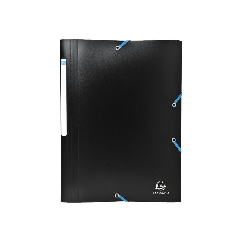 3130630557333-Exacompta Black Office - Chemise polypro à rabats - A4 - élastique de couleur-P_79429726_2-1