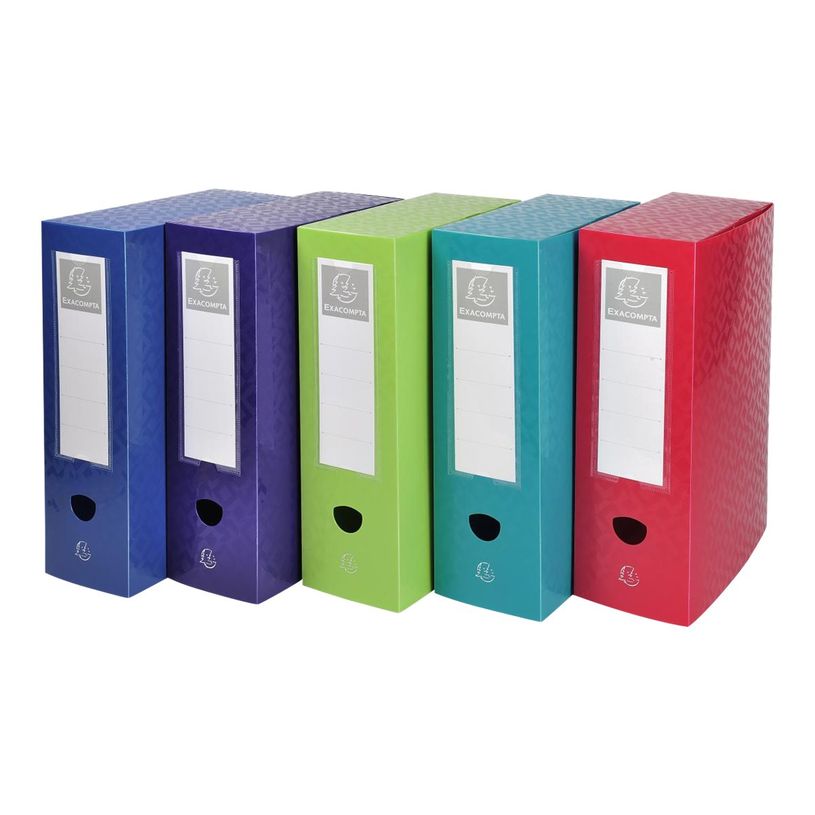 3130630598206-Exacompta OffiX - Boîte de classement bouton pression - dos 100 mm - disponible dans diff