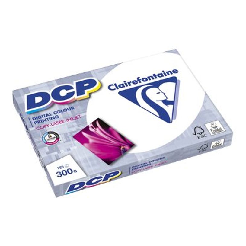 3329680380200-Clairefontaine DCP - Papier ultra blanc - A3 (297 x 420 mm) - 300 g/m² - Ramette de 125 fe-P_79429744_1-0