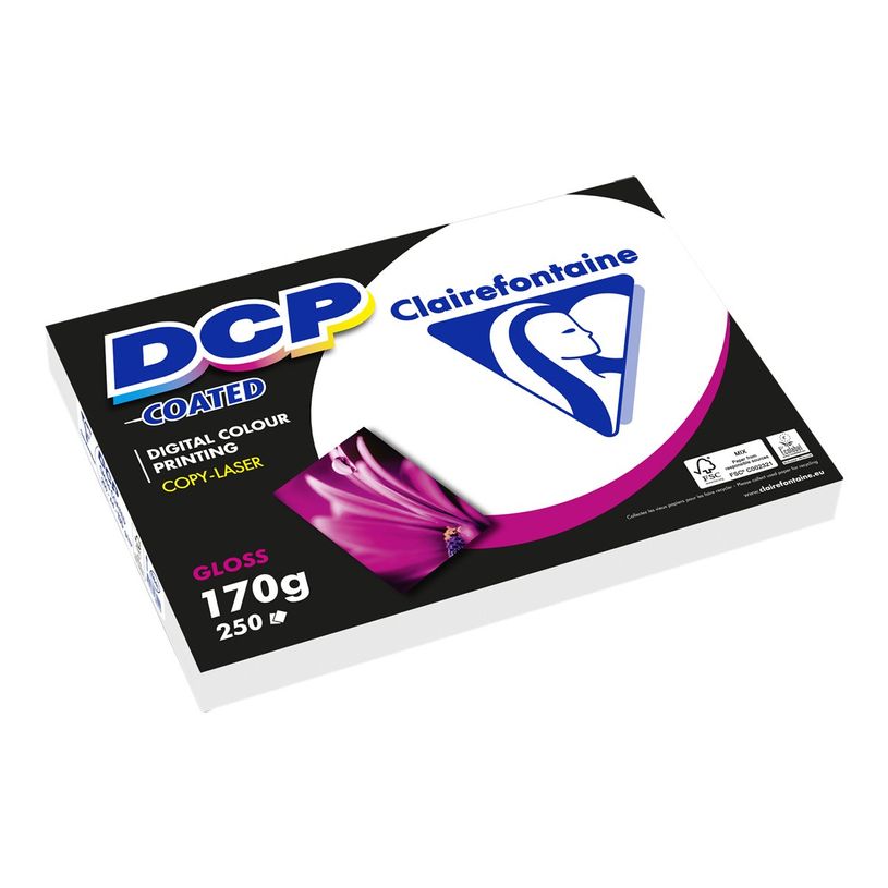 3329680685206-Clairefontaine DCP - Papier couché brillant - A3 (297 x 420 mm) - 170 g/m² - Ramette de 2-P_79429750_1-0