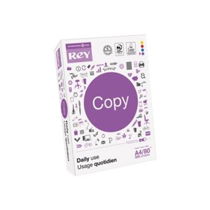 3141728704706-Rey Copy - Papier blanc - A4 (210 x 297 mm) - 80 g/m² - Ramette de 500 feuilles-P_79429756_3-2