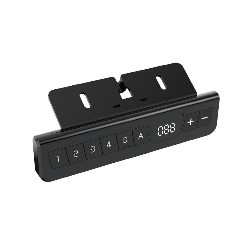 3253310160040-Bureau LEVEL - Bureau éléctrique - L160 - pied blanc - plateau Blanc perle-P_79429788_6-2