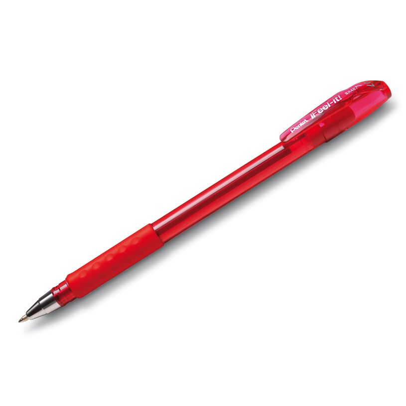 0884851028877-Pentel Feel-it! - Stylo à bille - rouge - 0,7 mm-P_79429814_1-0