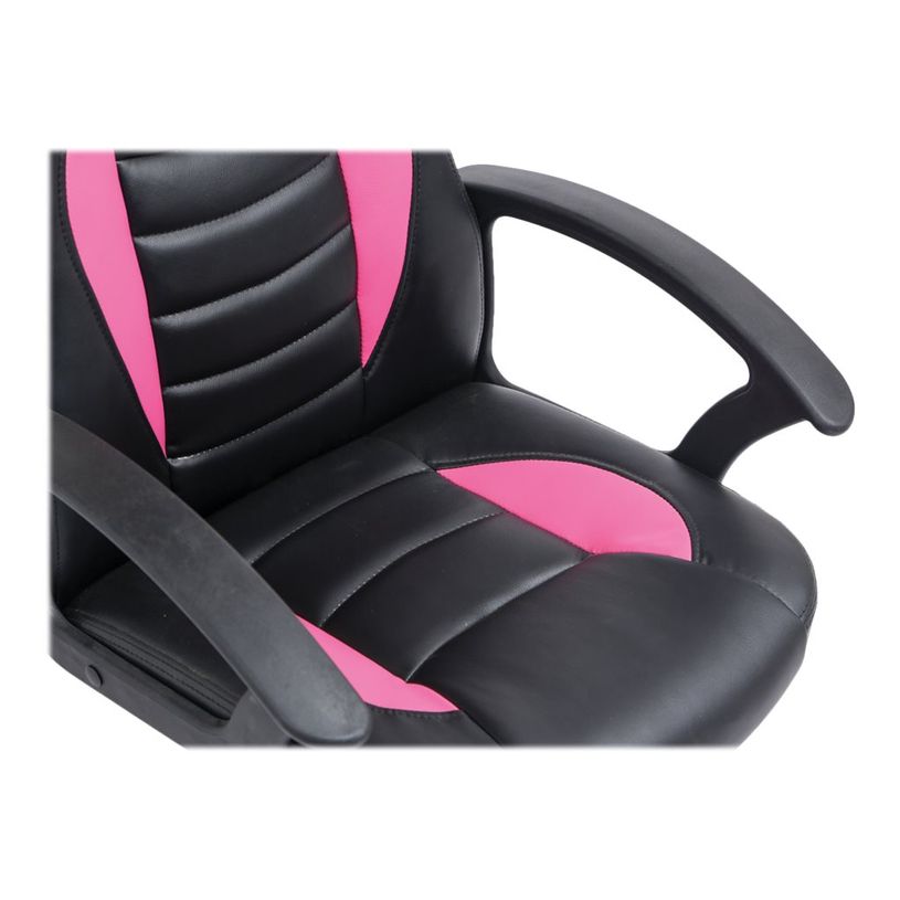 3760185029414-Fauteuil gamer ANZIO - accoudoirs fixes - noir et rose-P_79429824_10-9