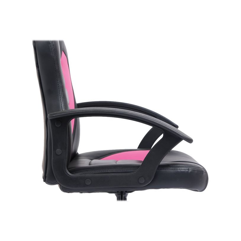 3760185029414-Fauteuil gamer ANZIO - accoudoirs fixes - noir et rose-P_79429824_8-7
