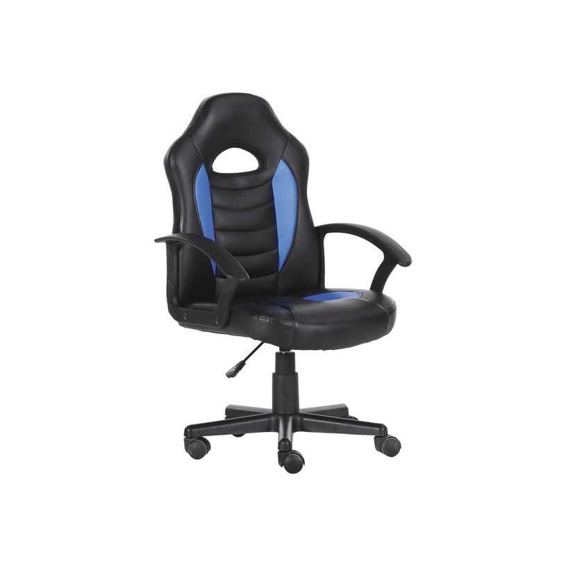 3760185029421-Fauteuil gamer ANZIO - accoudoirs fixes - noir et bleu-P_79429825_2-1