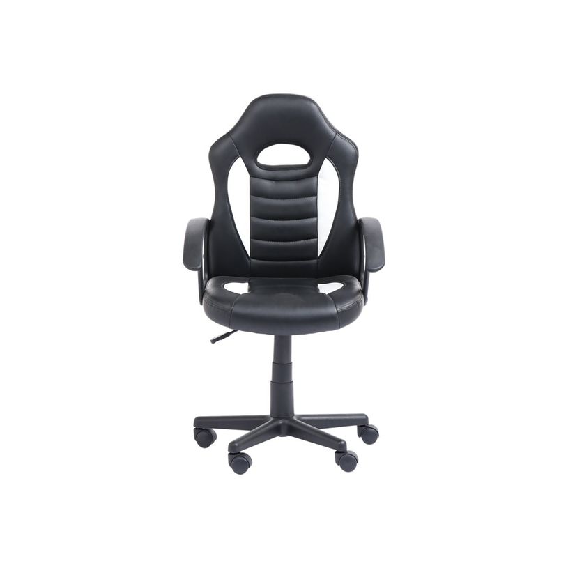 3760185029438-Fauteuil gamer ANZIO - accoudoirs fixes - noir et blanc-P_79429826_2-1