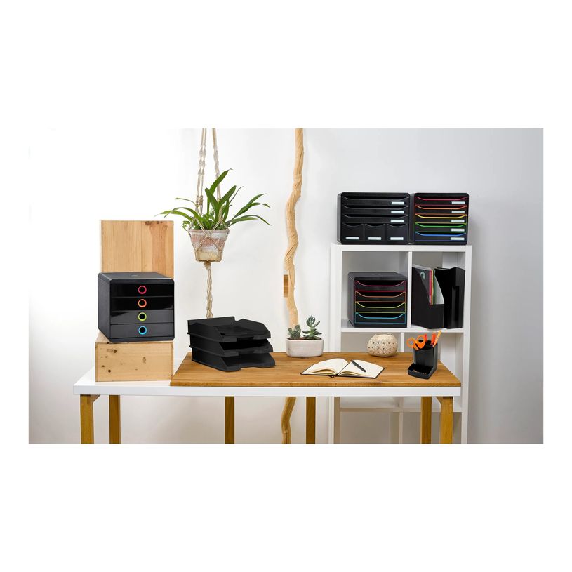 9002493424265-Exacompta PopBox - Module de classement 4 tiroirs - noir/arlequin-P_79429839_2-1