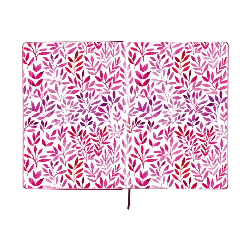 3108724521201-Oberthur Carmen - Carnet de notes rigide A6 - ligné - rose-P_79429904_3-3