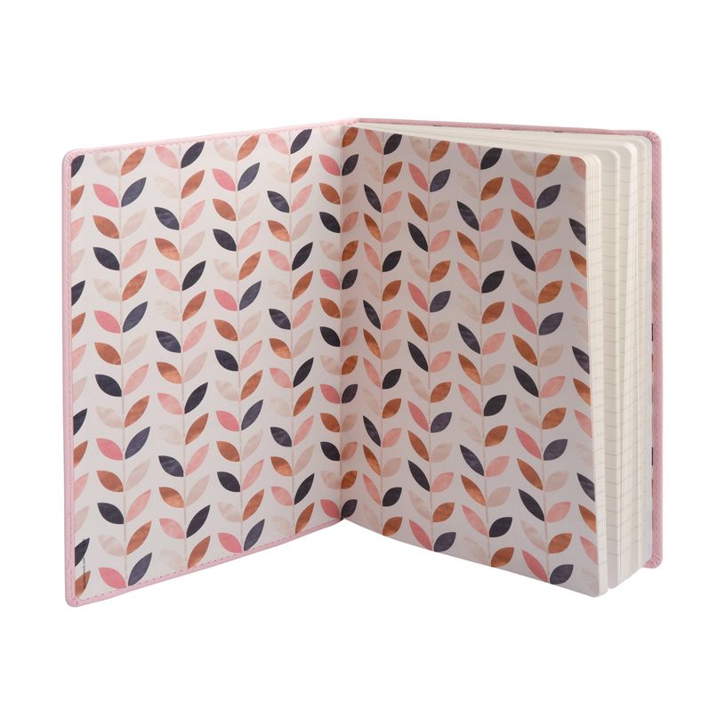 3108724521263-Oberthur Carmen - Carnet de notes souple A6 - ligné - rose poudré-P_79429907_1-2
