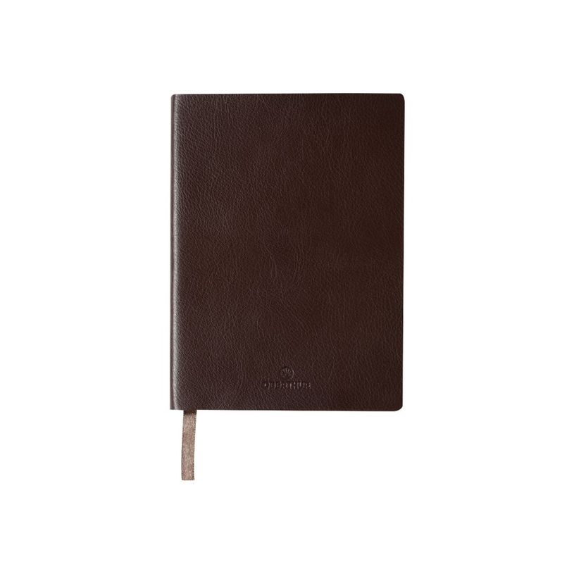 3108725881205-Oberthur - Carnet de notes en cuir - A5 - brun-P_79429917_2-0