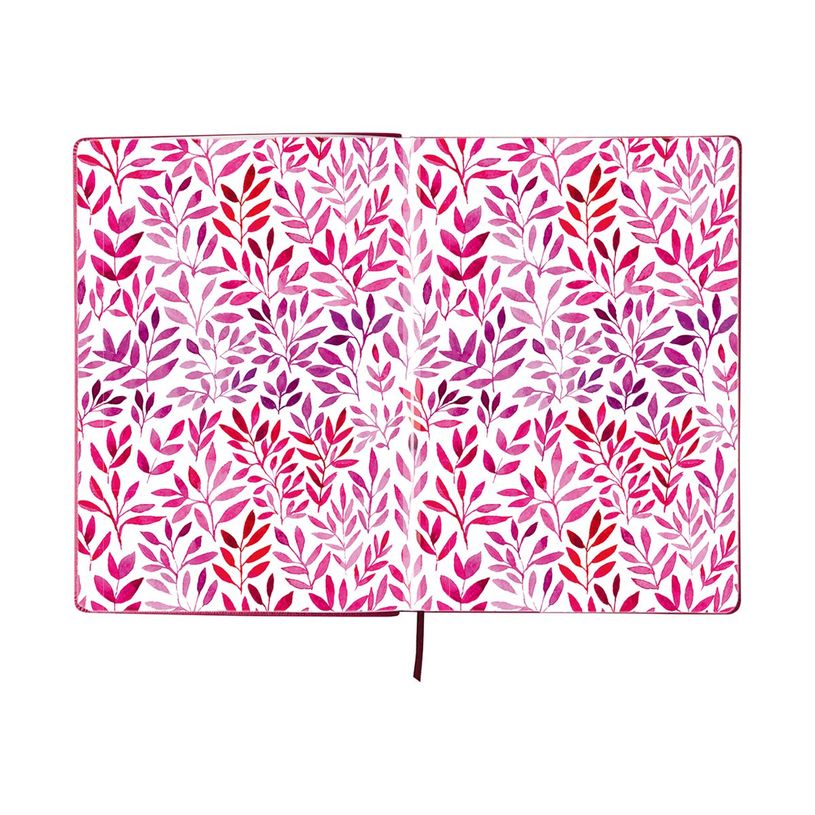 3108725881304-Oberthur Carmen - Carnet de notes rigide A5 - ligné - rose-P_79429921_1-2