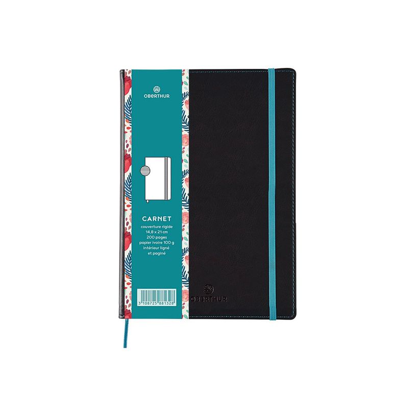 3108725881328-Oberthur Carmen - Carnet de notes rigide A5 - ligné - brun-P_79429923_6-1