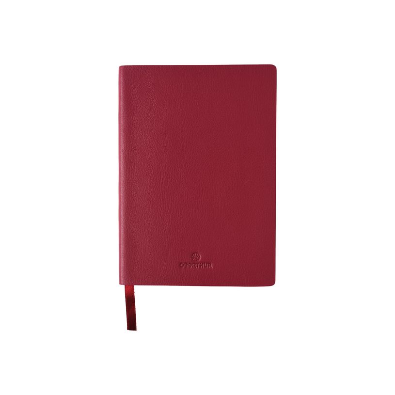 3108725881427-Oberthur - Carnet de notes en cuir - A5 - grenat-P_79429932_1-0