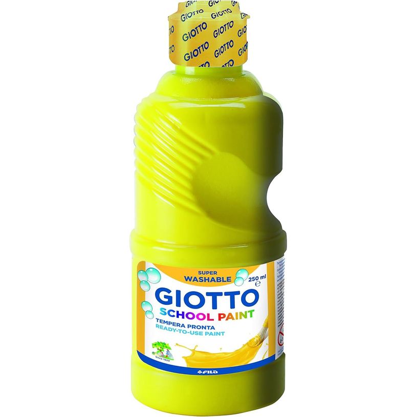 8000825966774-Giotto School - Gouache ultra lavable - jaune - bouteille de 250 ml-P_79429979_1-0