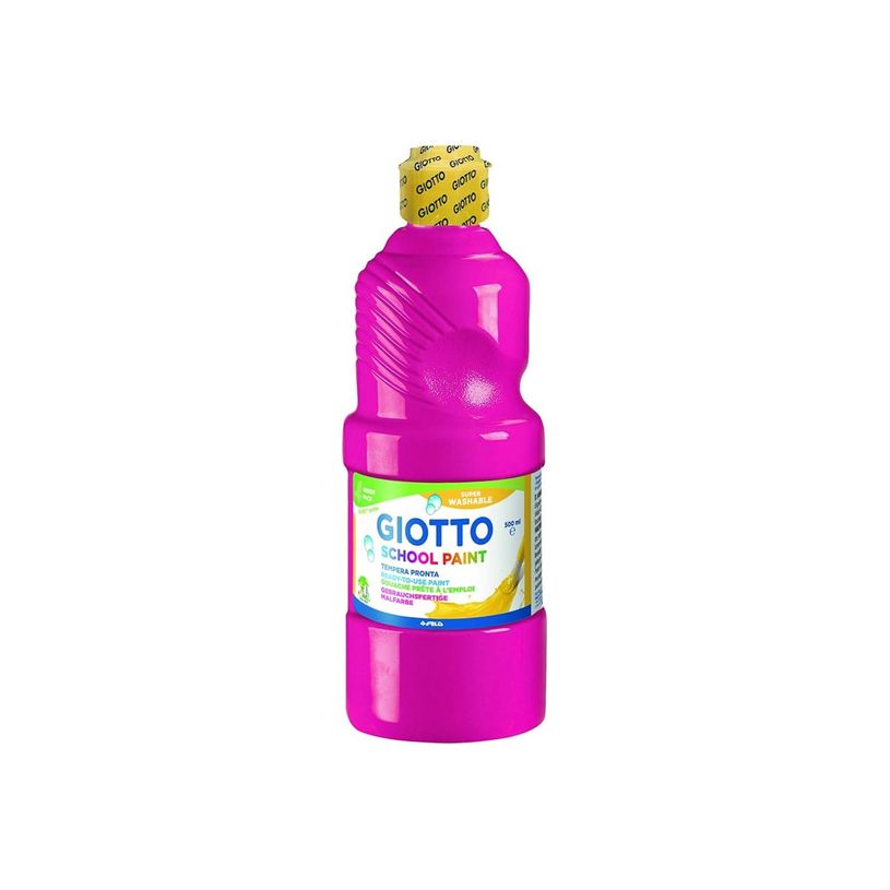 8000825005244-Giotto School - Gouache ultra lavable - magenta - bouteille de 250 ml-P_79429981_2-1